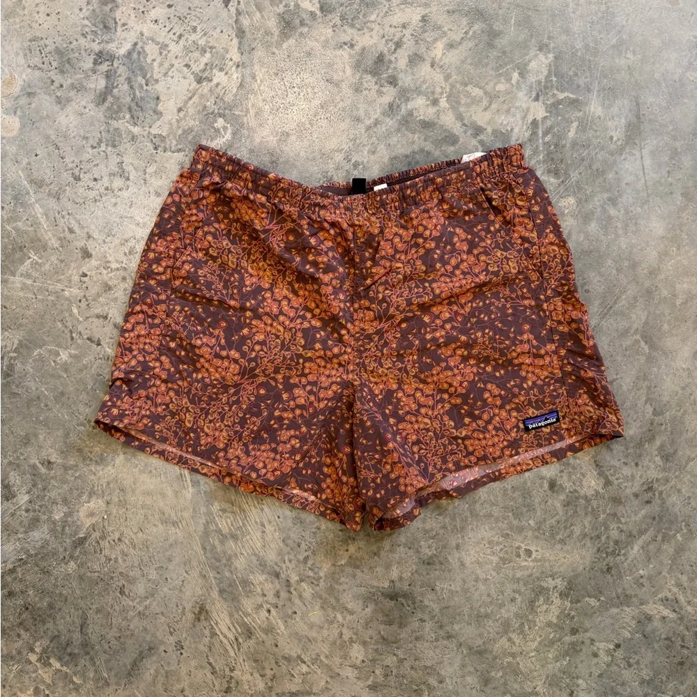Patagonia Brown Floral Baggies - Picture 1 of 4